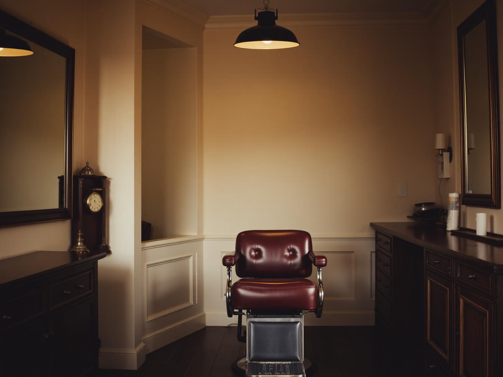 Maison Violette barbershop interior